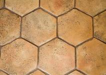 Tomettes hexagonales couleur gris – Carreaux terre cuite